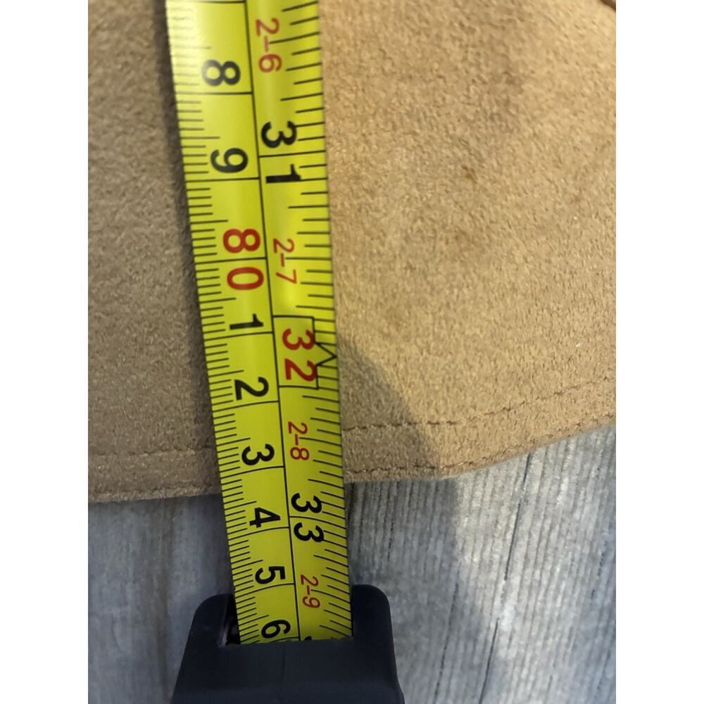 Vintage Halston Ultrasuede "Halsuede" Blazer Camel Tan Mens XL (Size 44/46) - Picture 9 of 11